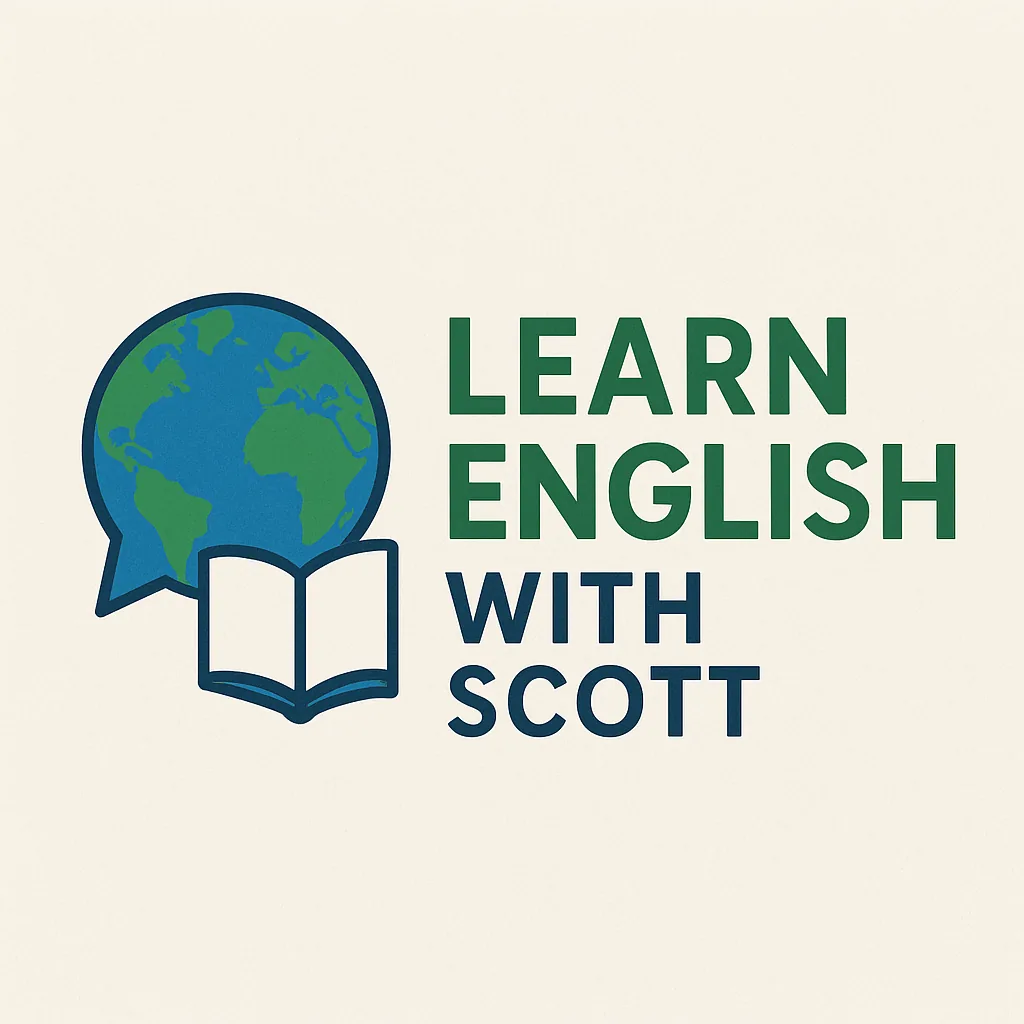 Learn English with Scott logo